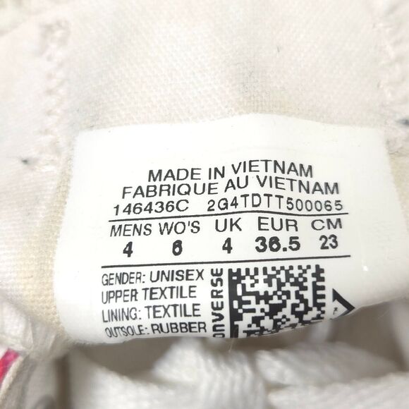 Converse All Star Athletic Sneaker Shoe Womens Size 6 Mens Size 4 146436C Red - Picture 7 of 9